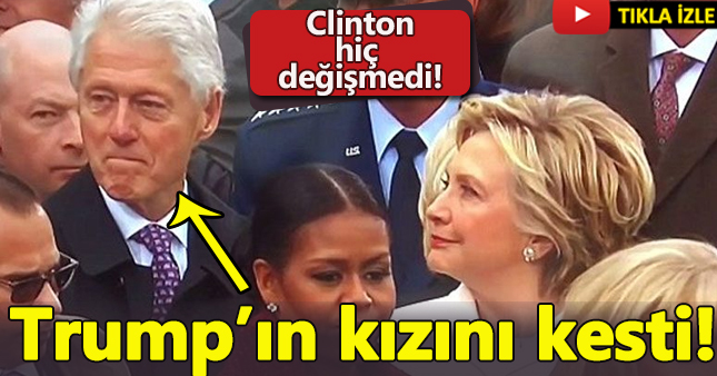 Bill Clinton, Trump'ın kızını kesti, sosyal medya coştu! (Bill Clinton kimdir)