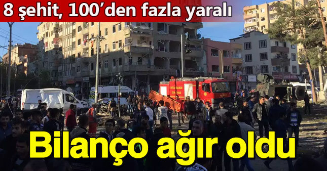 Binali Yıldırım Diyarbakır patlamasının bilançosunu açıkladı
