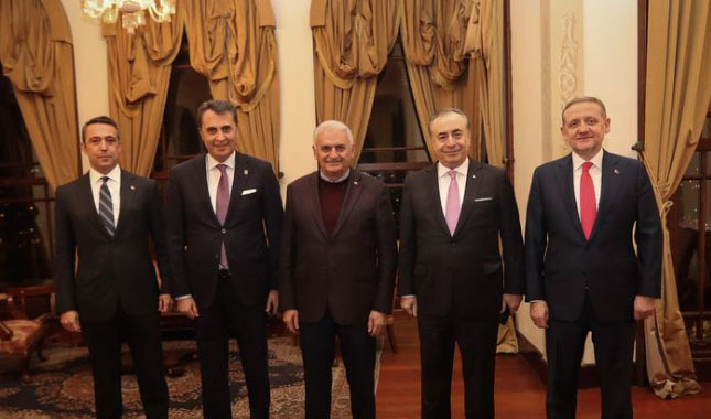Binali Yıldırım, İstanbul kulüplerinin başkanlarıyla buluştu