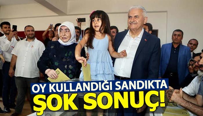 Binali Yıldırım'a oy kullandığı sandıkta büyük şok!
