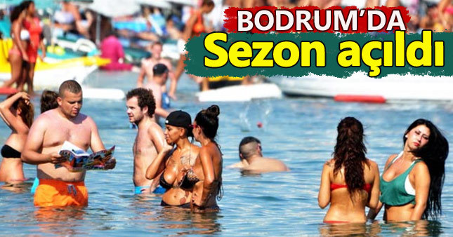 Bodrum'da deniz sezonu açıldı