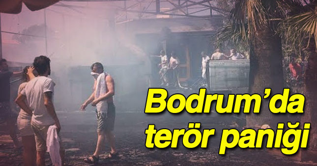 Bodrum'da tatilciler terör korkusu yaşadı