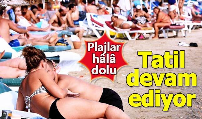 Bodrum'da yaz tatili devam ediyor