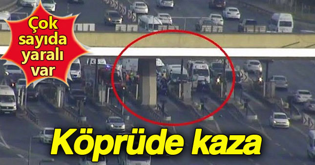 Boğaz Köprüsü'nde trafik kazası