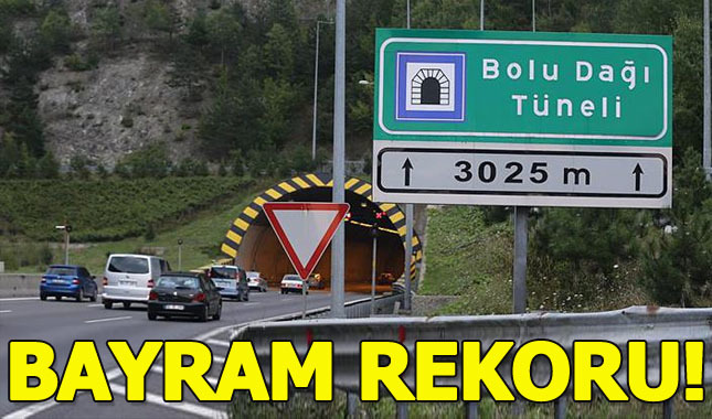 Bolu Dağı'ndan 4 günde rekor sayıda araç geçti