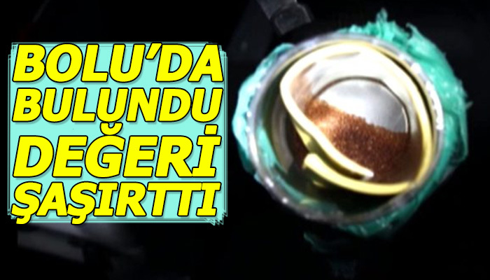 Bolu'da kaliforniyum ele geçirildi