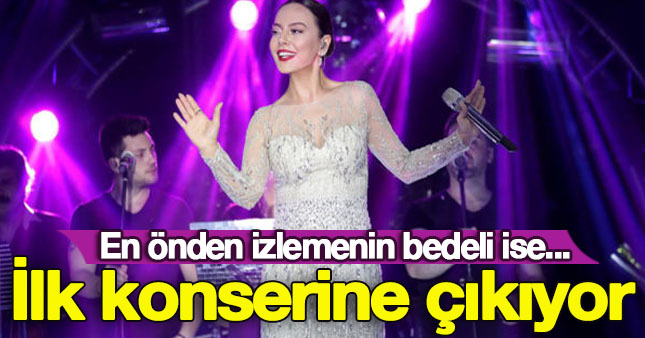 Boşanma kararı sonrası ilk konser