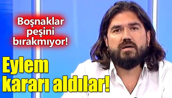 Boşnakların Rasim Ozan Kütahyalı'yı protesto etmesi