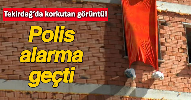 Bu görüntü polisi alarma geçirdi