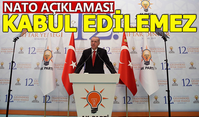 Bu kabul edilebilir değil