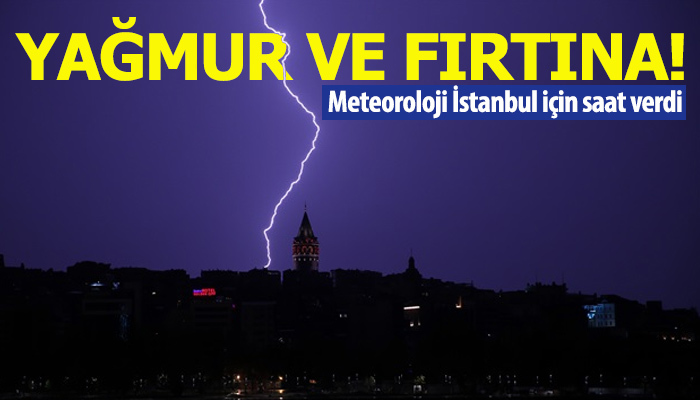 Bugün yağmur var mı? (İstanbul hava durumu)