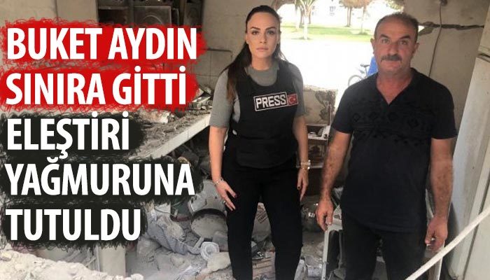 Buket Aydın sınırdan poz verdi, eleştiri yağmuruna tutuldu