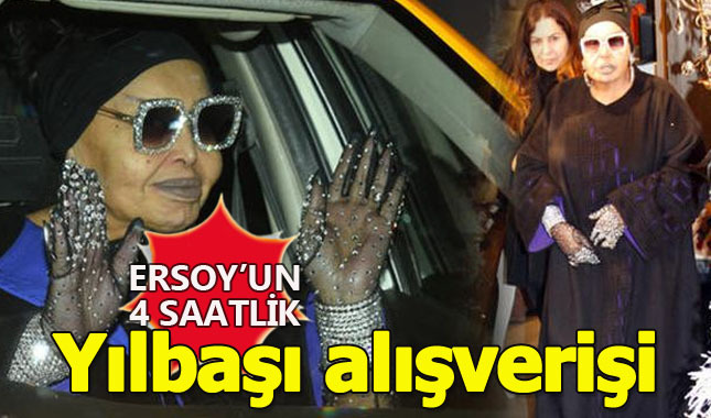 Bülent Ersoy 4 saat boyunca alışveriş yaptı