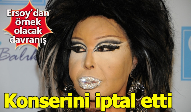 Bülent Ersoy, Çorlu'da yaşanan tren kazası nedeniyle konserini iptal etti