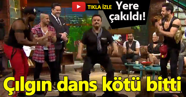 Bülent Serttaş'ın dansı Beyaz Show'a damga vurdu