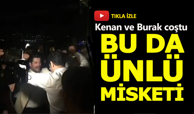Burak Özçivit ve Kenan İmirzalıoğlu, misketle ortalığı yıktı