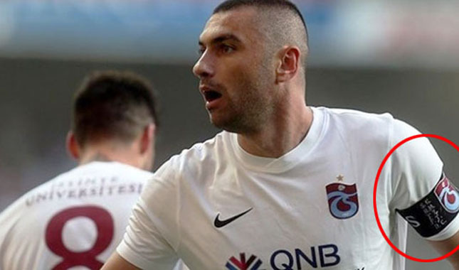 Burak Yılmaz'ın pazubandında dikkat çeken detay