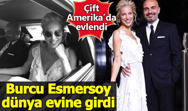 Burcu Esmersoy, nişanlısı Berk Suyabatmaz ile evlendi