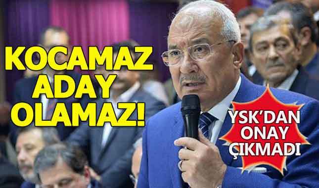 Burhanettin Kocamaz'a YSK'dan ret!