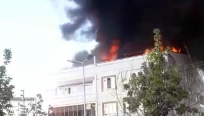 Bursa Demirtaş'ta yangın çıktı