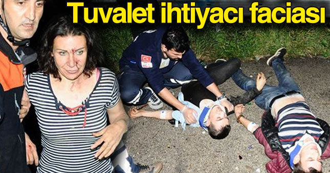 Bursa'da akılalmaz tuvalet kazası