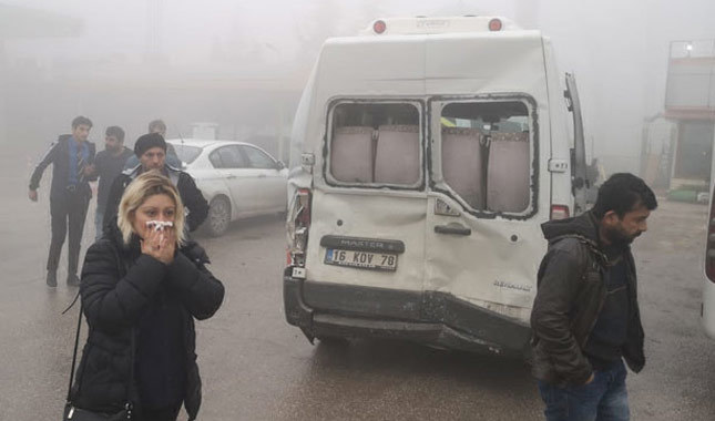 Bursa'da siste zincirleme kaza: 7 yaralı