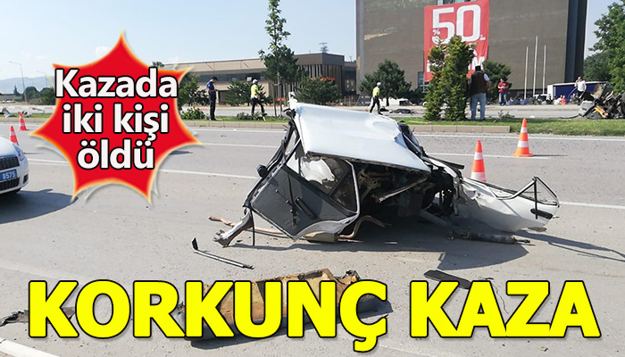 Bursa'da trafik kazası: 2 ölü