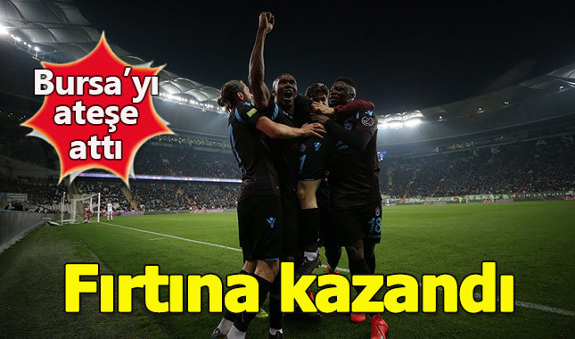 Bursaspor 0-1 Trabzonspor Maç Özeti