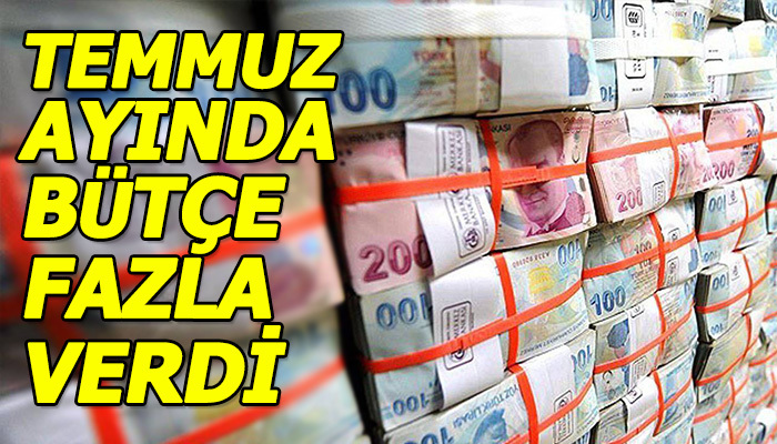 Bütçe temmuz ayını artıda kapadı