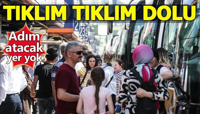 Büyük İstanbul Otogarı'nda bayram yoğunluğu