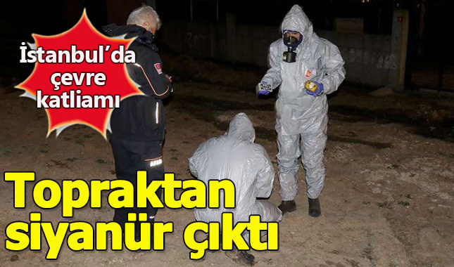 Büyükçekmece'de siyanür alarmı, bölge tahliye edildi
