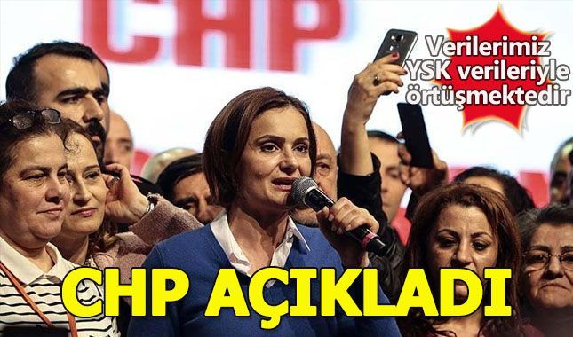 CHP Adına Kaftancıoğlu açıklama yaptı