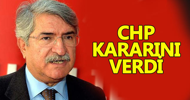 CHP, Fikri Sağlar için kararını verdi