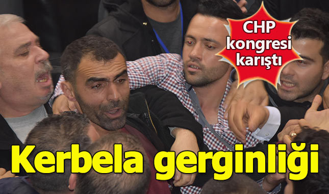 CHP İzmir İl Kongresi'nde Kerbela gerginliği