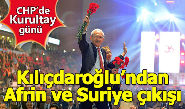 CHP'de kurultay günü - CHP kurultayı NTV canlı izle