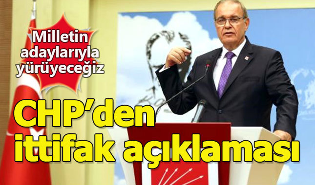 CHP'den ittifak iddialarına yanıt