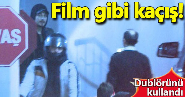 Çağatay Ulusoy'un hastaneden dublörlü kaçışı