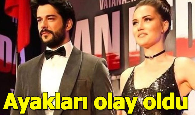 'Can Feda' filminin galasında Burak Özçivit'in ayaklarını gören şoke oldu