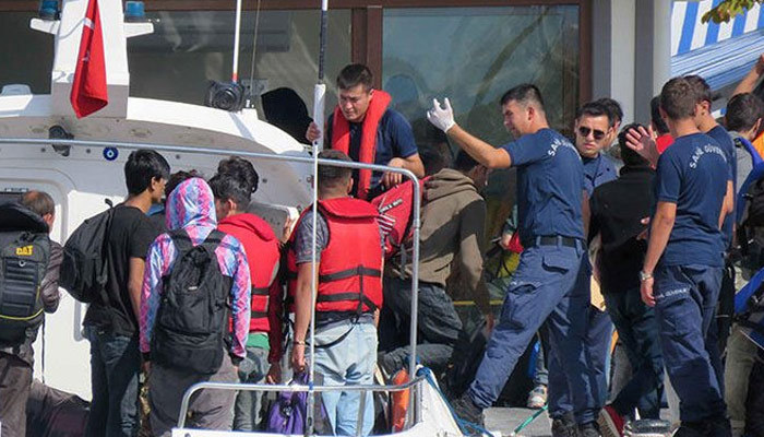 Çanakkale'de 92 kaçak göçmen yakalandı