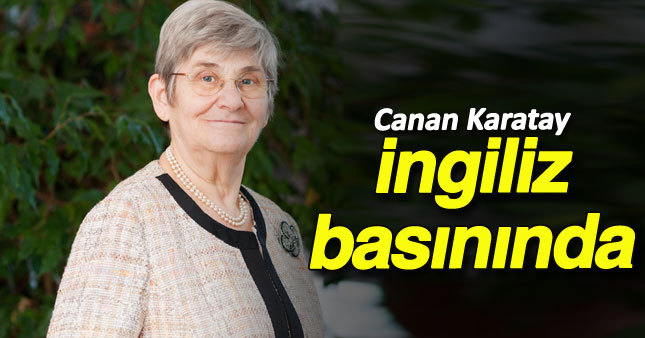 Canan Karatay İngiliz basınında 