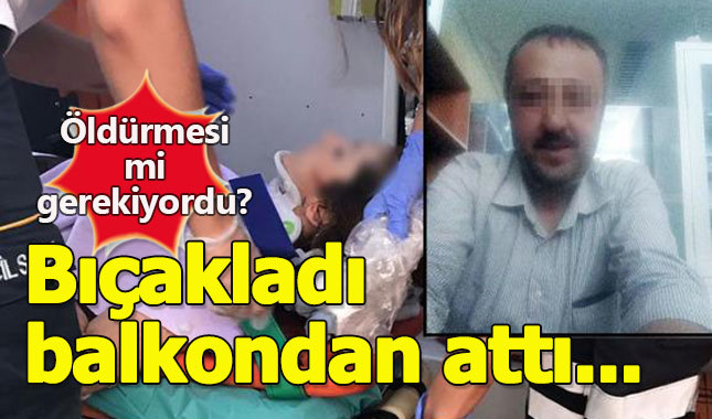 Cani koca bıçakladığı eşini balkondan attı adli kontrolle serbest kaldı