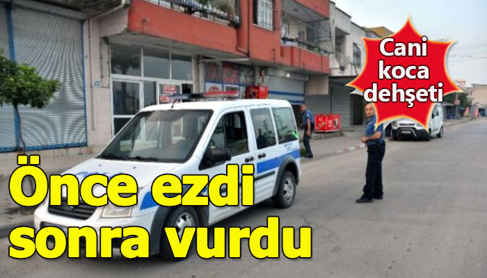 Cani koca önce arabayla ezdi sonra silahla vurdu