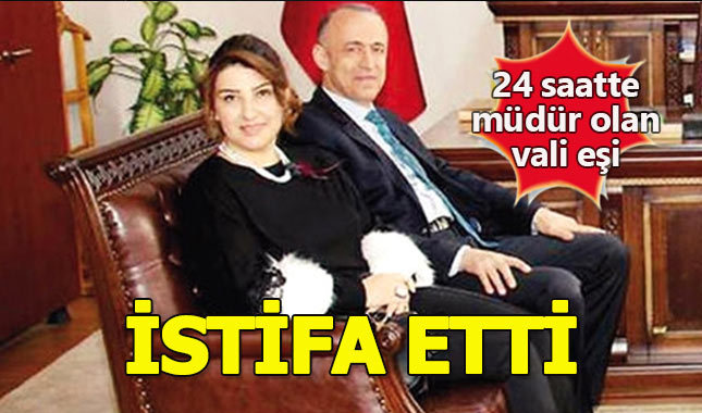 Çankırı Valisi'nin eşi gelen tepkiler üzerine istifa etti