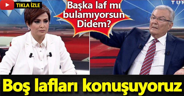 Canlı yayında Deniz Baykal'ı kızdıran soru