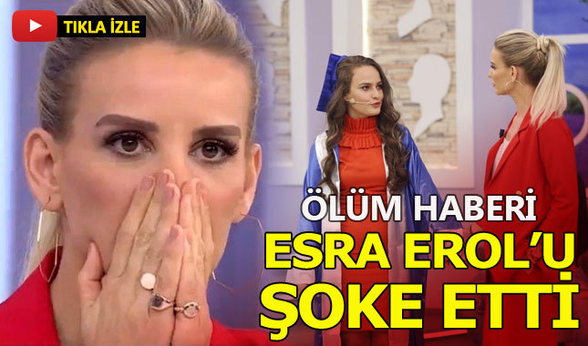 Canlı yayında Esra Erol'u şoke eden ölüm!