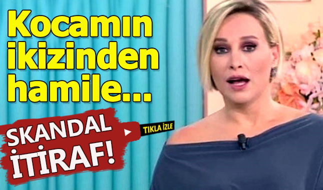 Canlı yayında skandal itiraf: Kocamın ikizinden hamile kaldım
