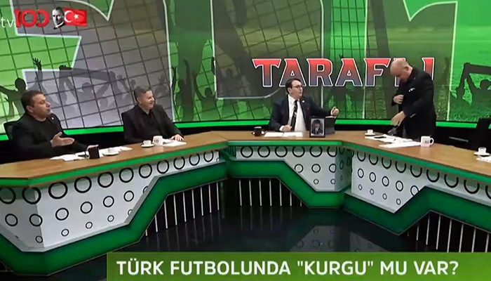 Canlı yayında şok! Yayını terk edip gitti