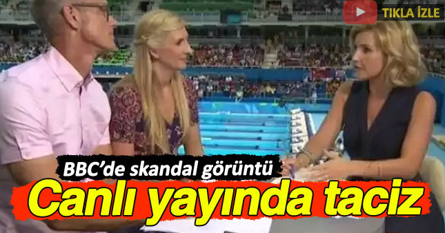 Canlı yayında taciz