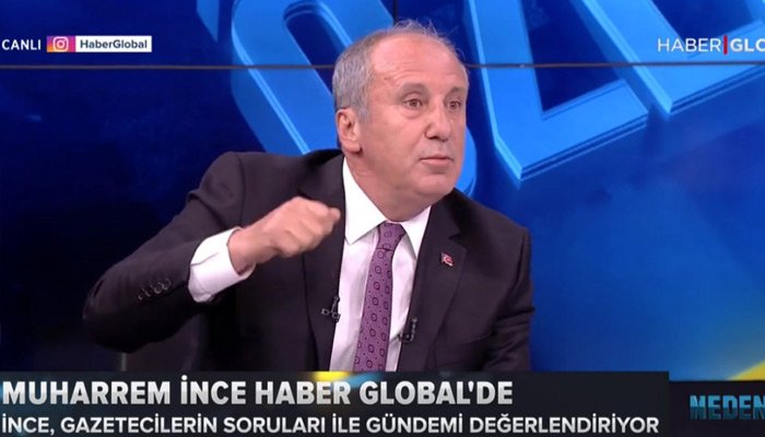 Canlı yayını terk eden Muharrem İnce'den ilk açıklama!