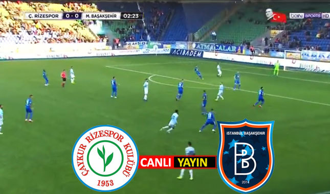 Çaykur Rizespor - Başakşehir maçı hangi kanalda?